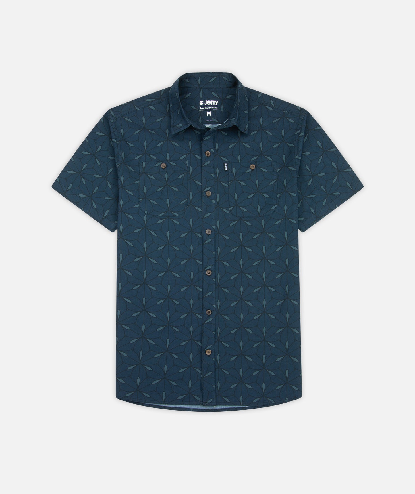 Seabrite Cotton Shirt - Navy - Jetty