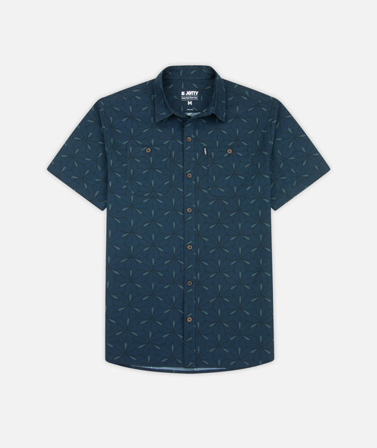 Seabrite Cotton Shirt - Navy - Jetty