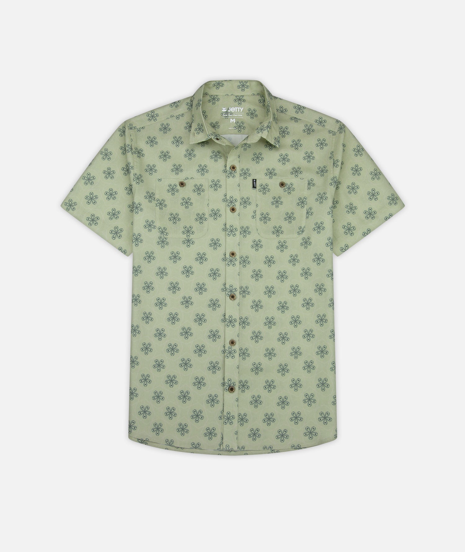 Seabrite Cotton Shirt - Sage - Jetty