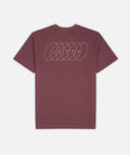 Trench Waffle Tee - Mauve - Jetty