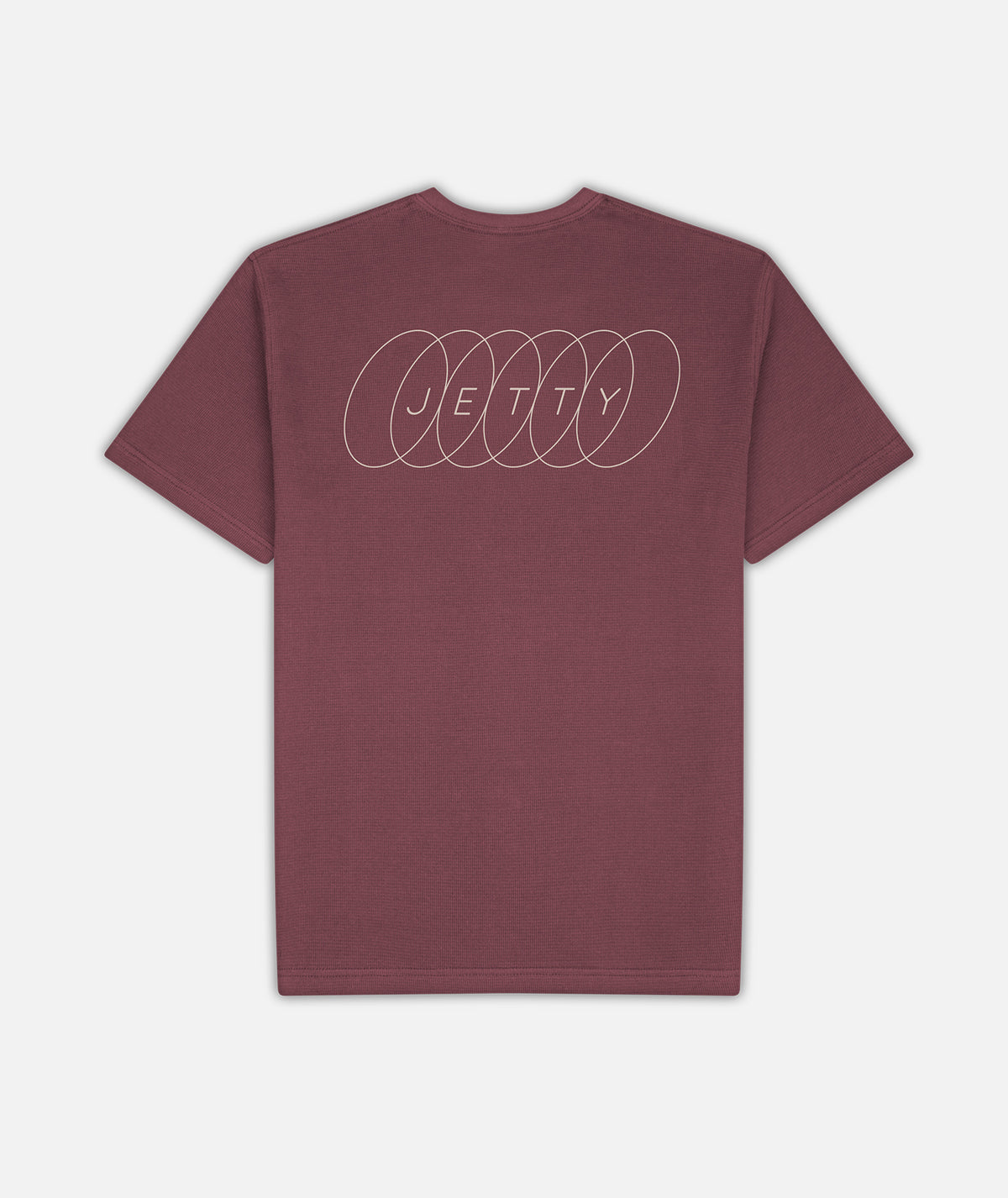 Trench Waffle Tee - Mauve - Jetty