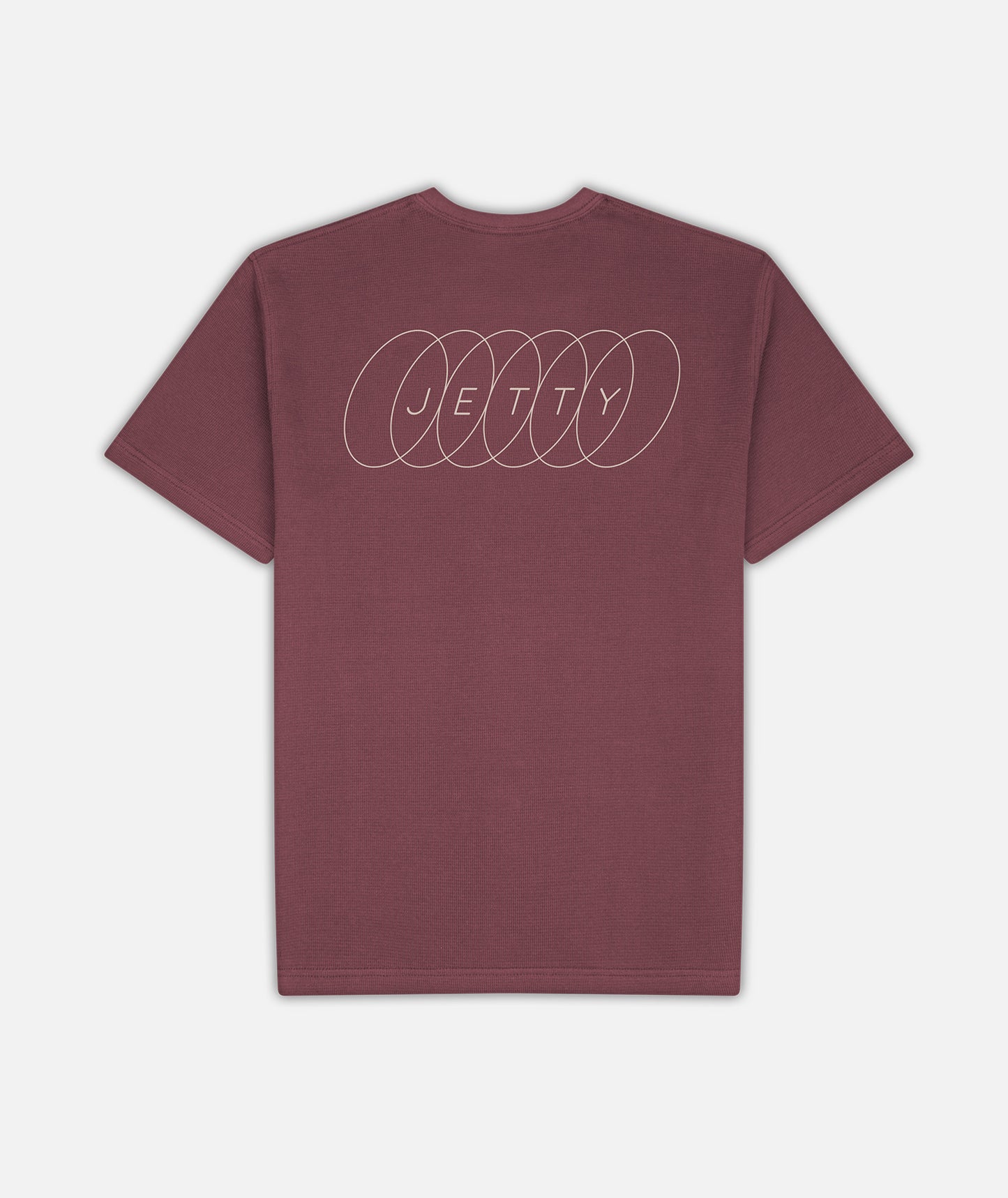 Trench Waffle Tee - Mauve - Jetty