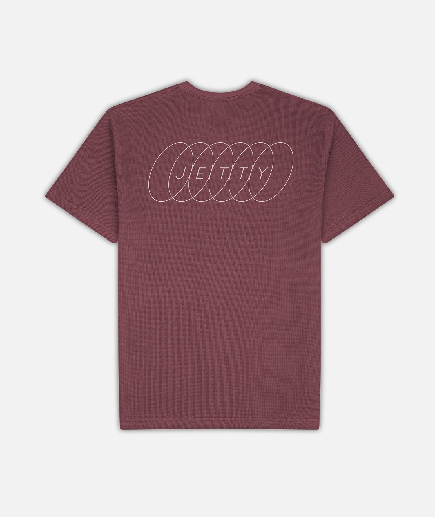 Trench Waffle Tee - Mauve - Jetty