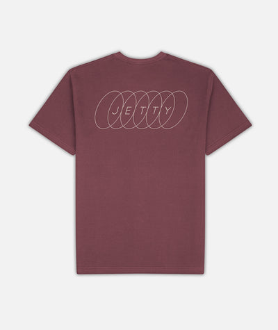 Trench Waffle Tee - Mauve - Jetty