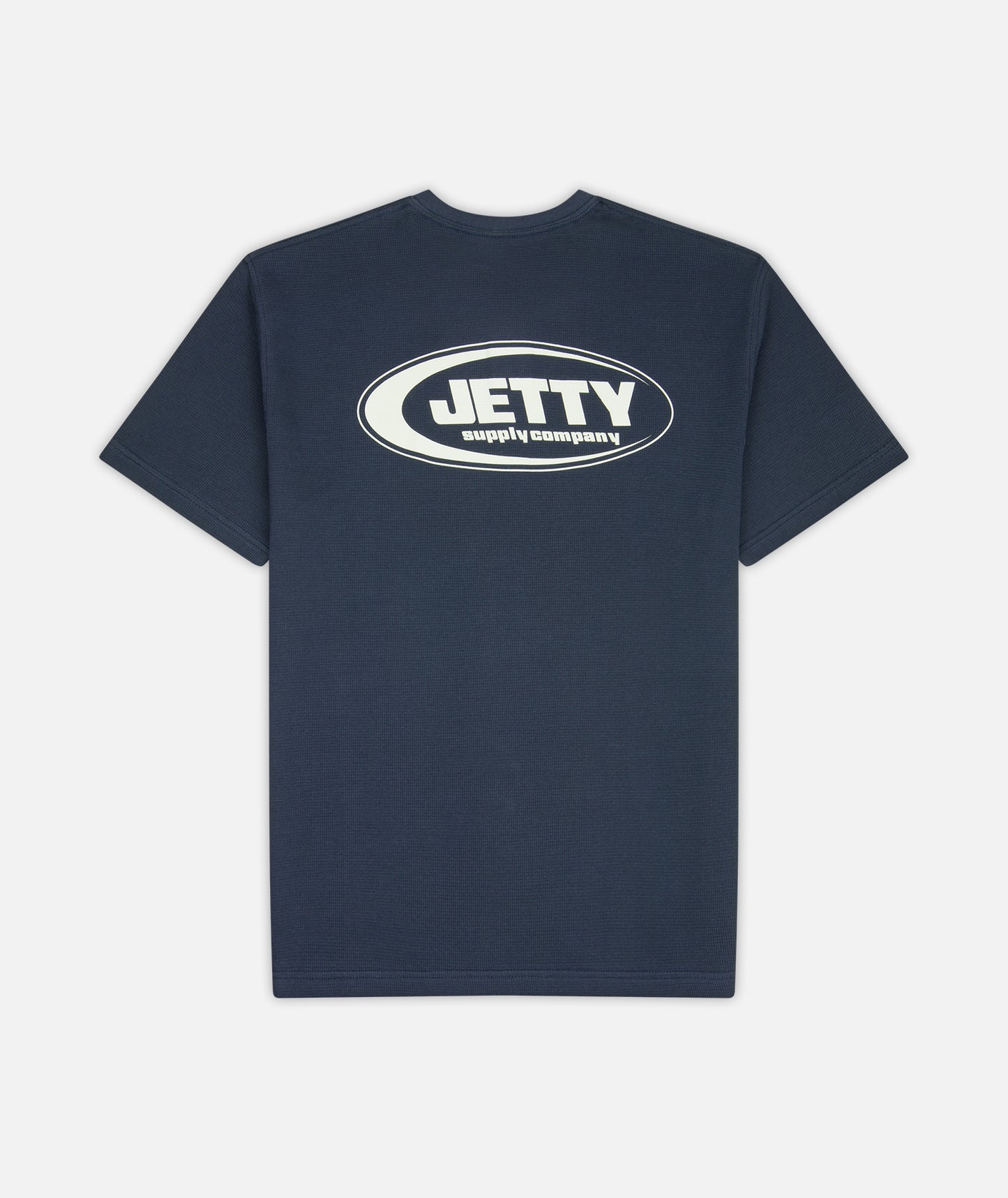 Trench Waffle Tee - Navy - Jetty