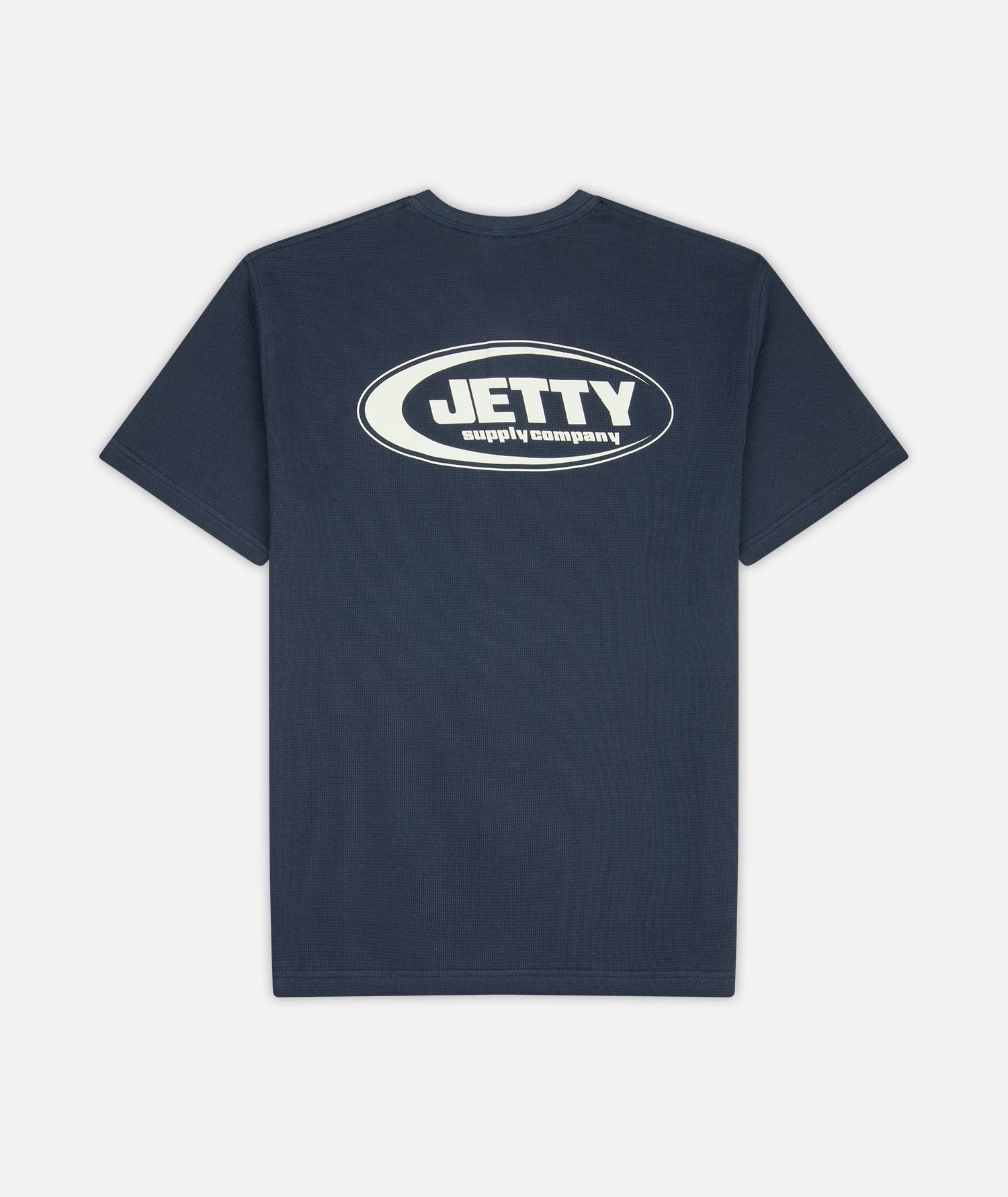 Trench Waffle Tee - Navy - Jetty