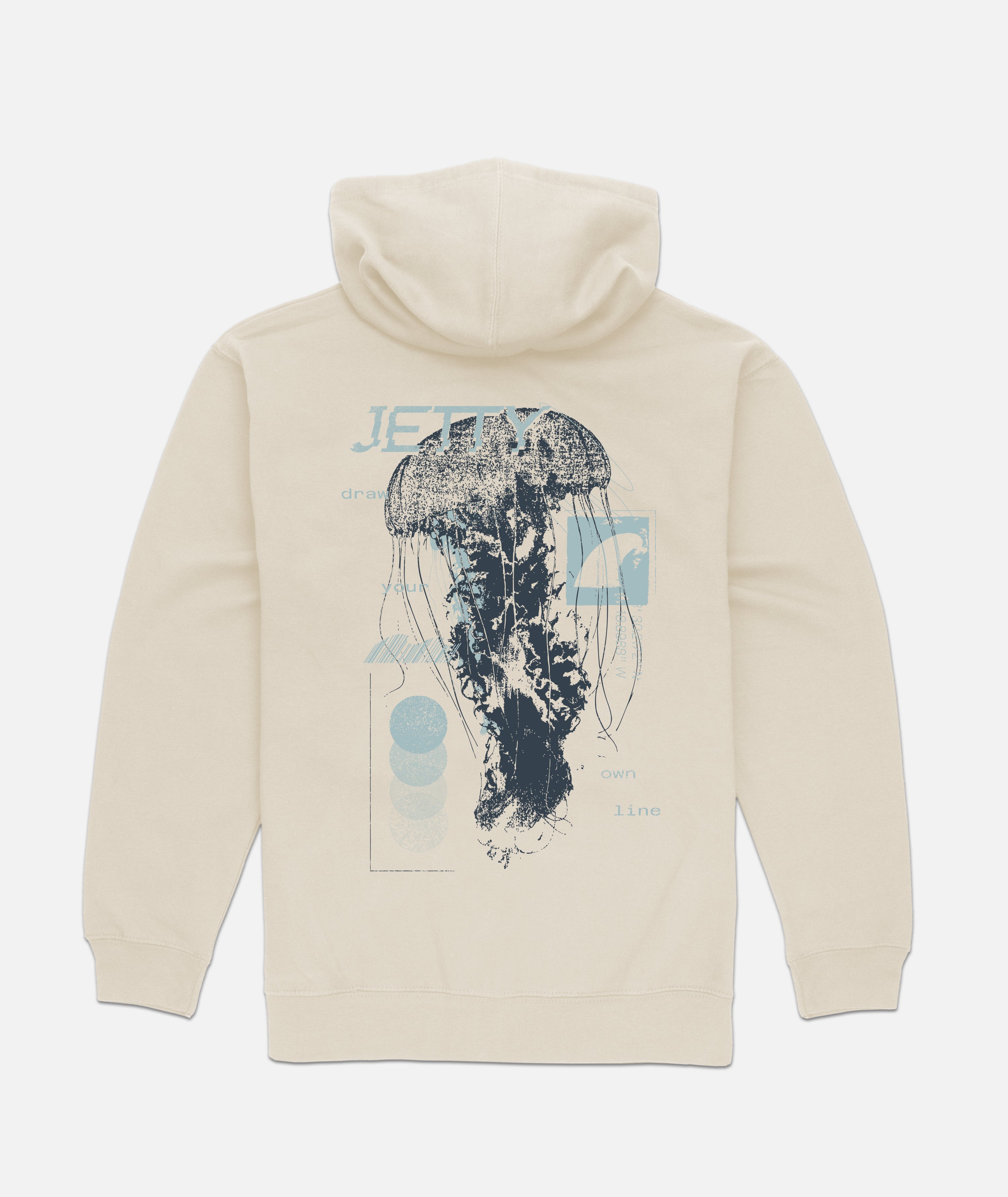 Jelly Glitch Hoodie - Bone - Jetty