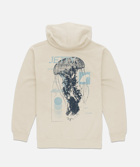 Jelly Glitch Hoodie - Bone - Jetty