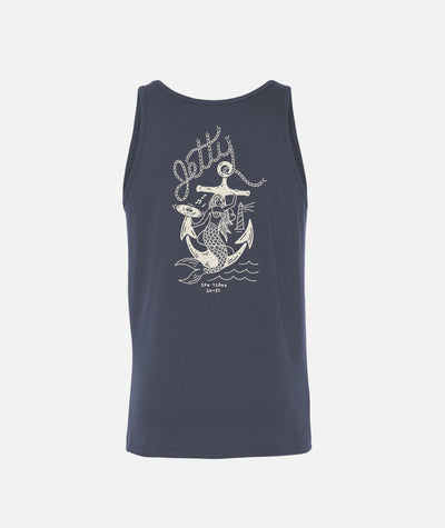 Low Tides Lo-Fi Tank - Navy Heather - Jetty