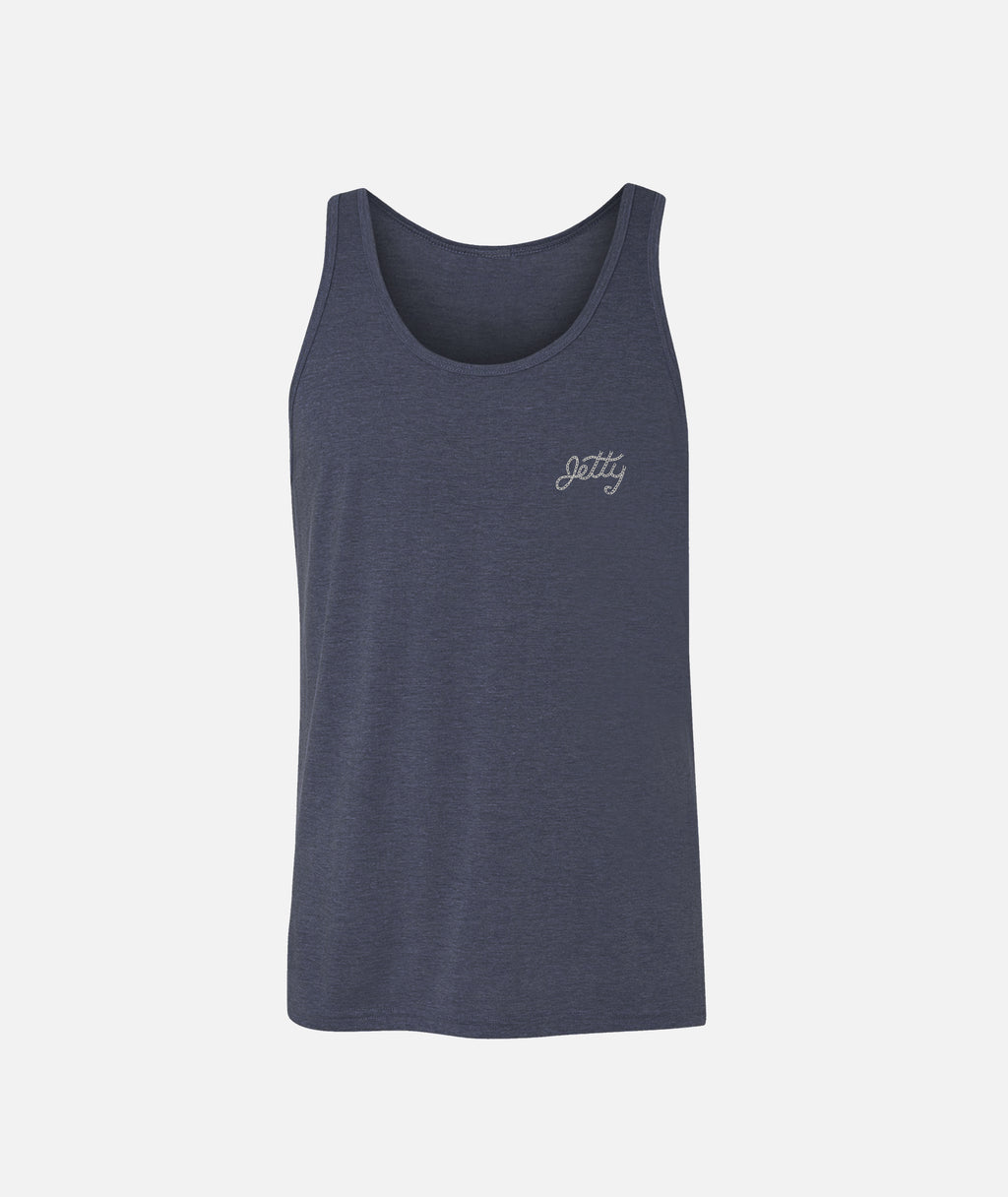 Low Tides Lo-Fi Tank - Navy Heather - Jetty