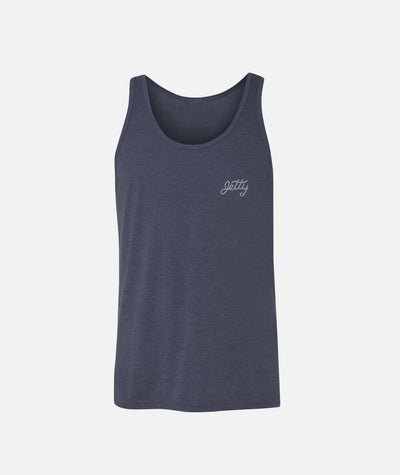 Low Tides Lo-Fi Tank - Navy Heather - Jetty