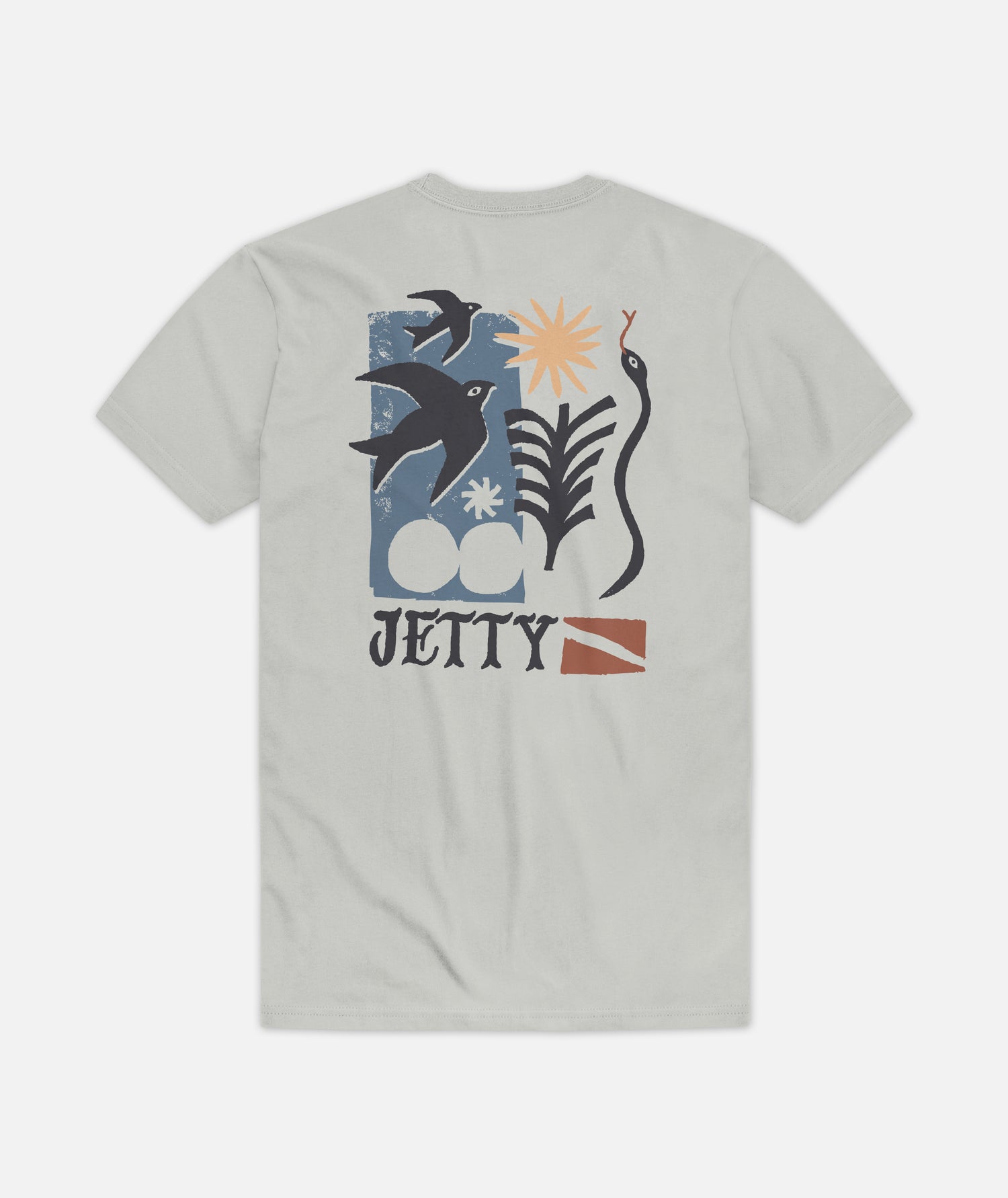 Eastwing Tee - Heather Cement - Jetty