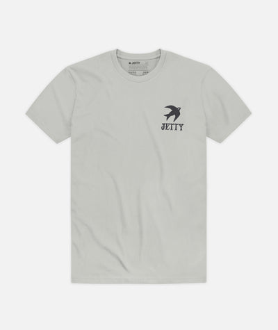Eastwing Tee - Heather Cement - Jetty