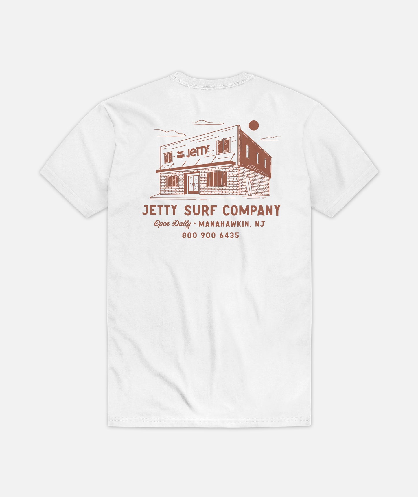 Flagship Tee - White - Jetty