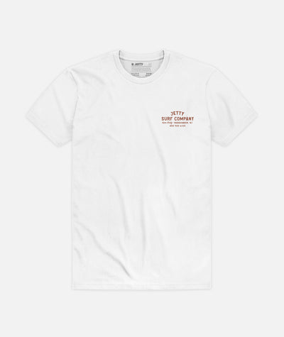 Flagship Tee - White - Jetty