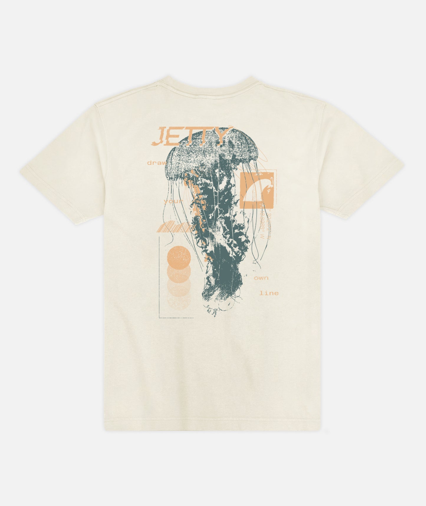 Jelly Glitch Tee - Vintage White