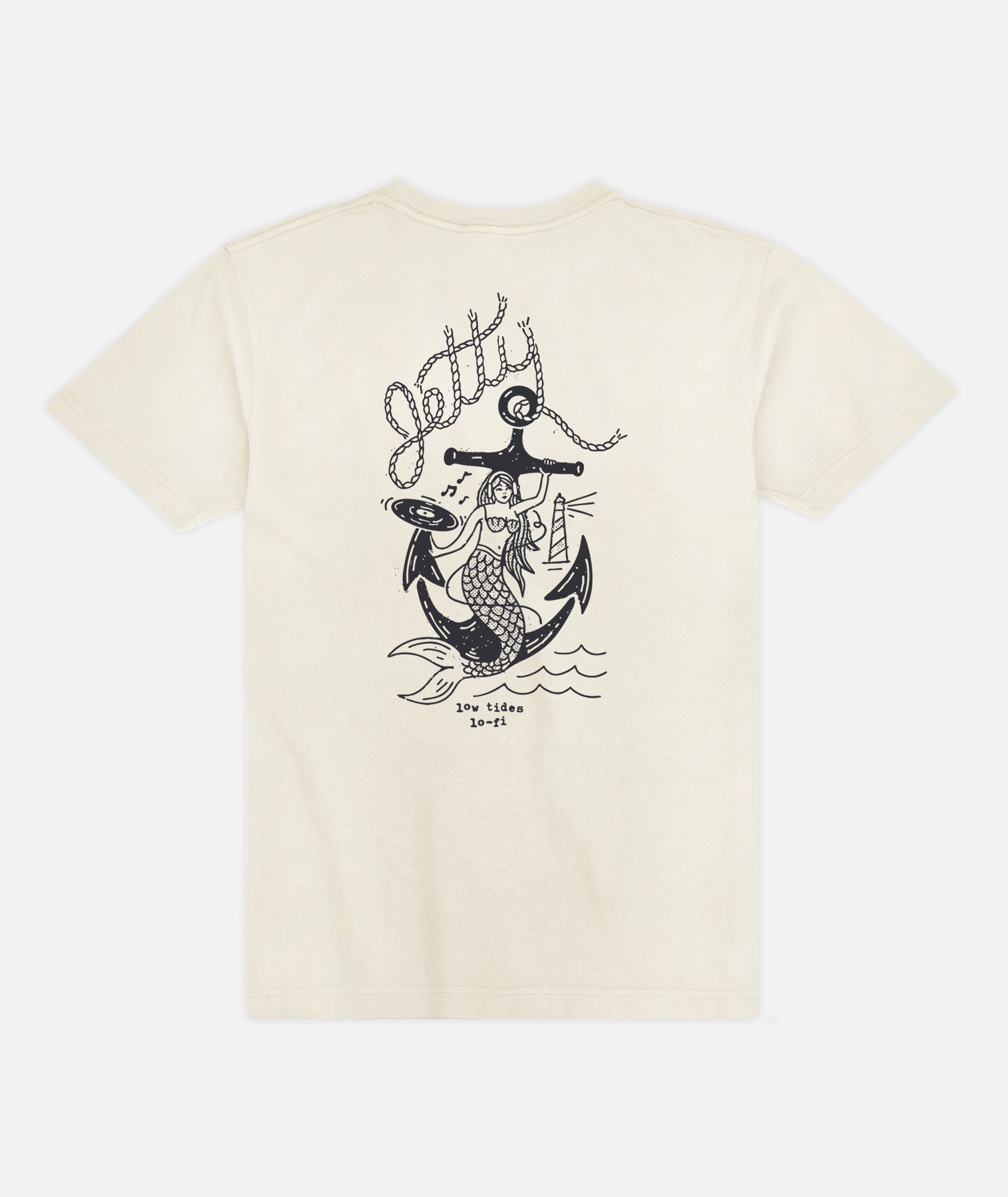 Low Tides Lo-Fi Tee - Vintage White - Jetty