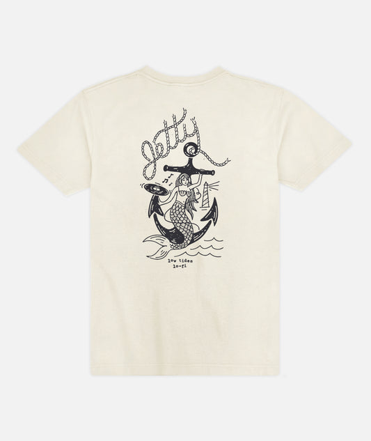 Low Tides Lo-Fi Tee - Vintage White - Jetty