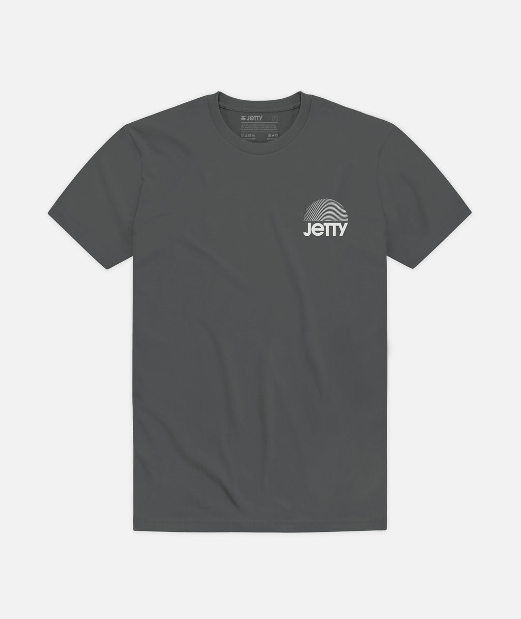 Mirage Tee - Asphalt - Jetty