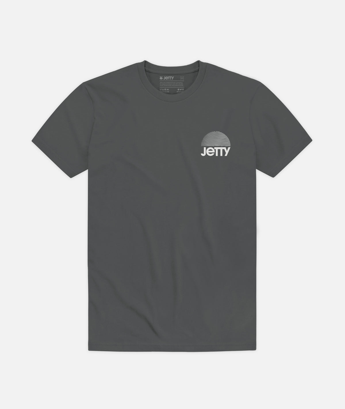 Mirage Tee - Asphalt - Jetty