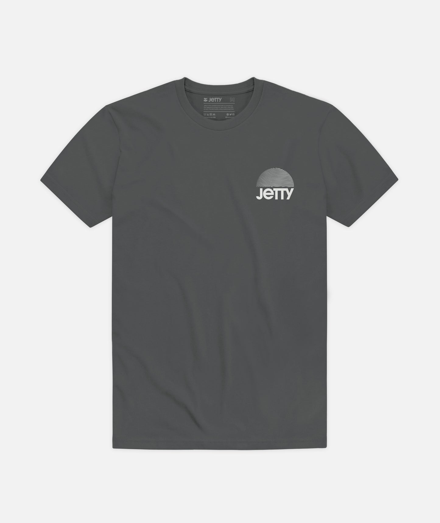 Mirage Tee - Asphalt - Jetty
