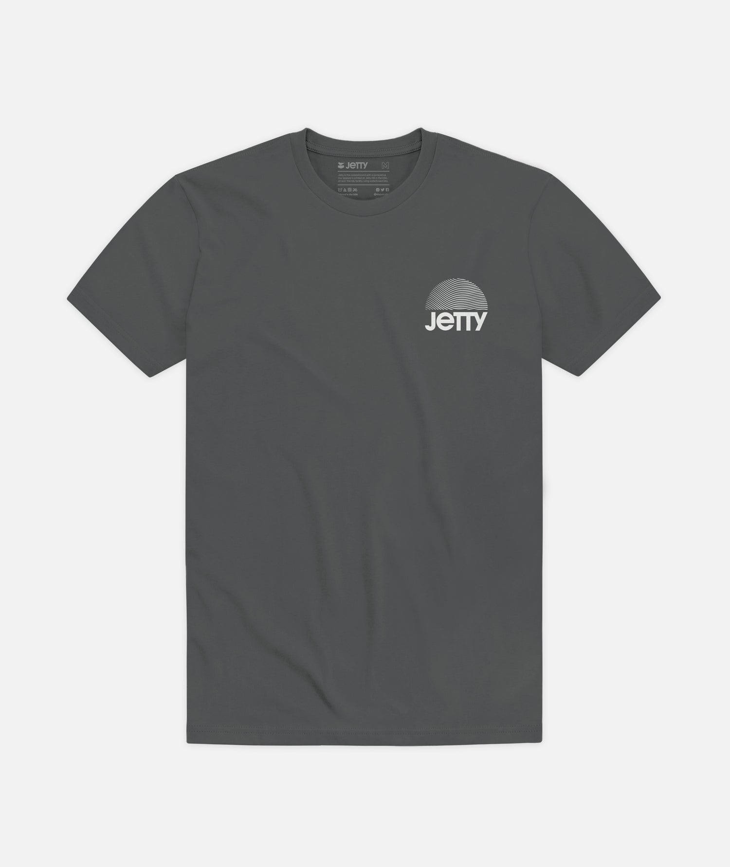 Mirage Tee - Asphalt - Jetty