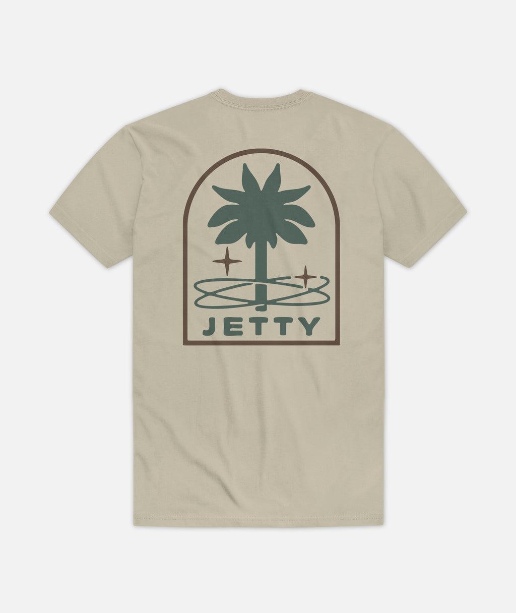 Orbit Grove Tee - Heather Tan - Jetty