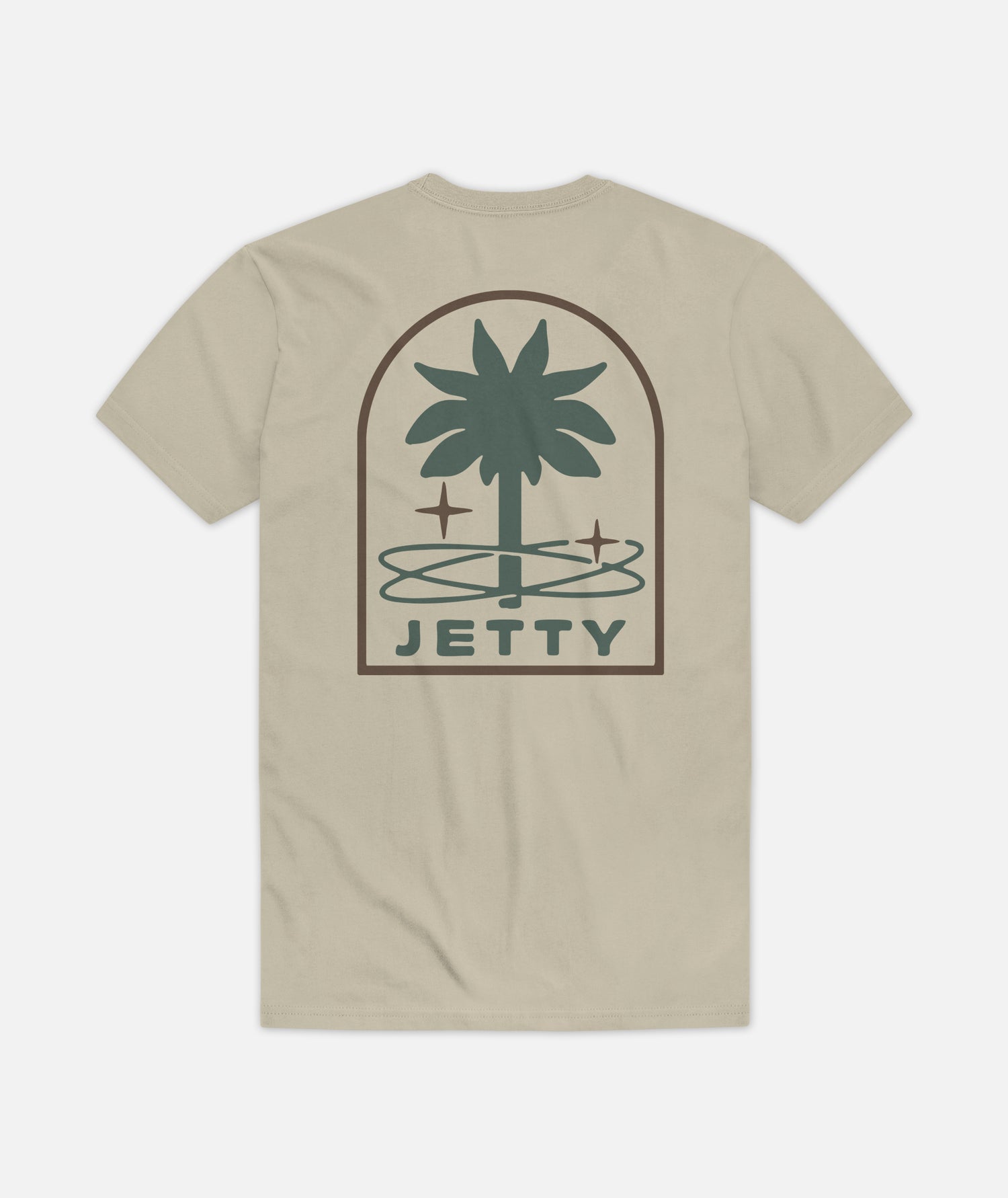 Orbit Grove Tee - Heather Tan - Jetty