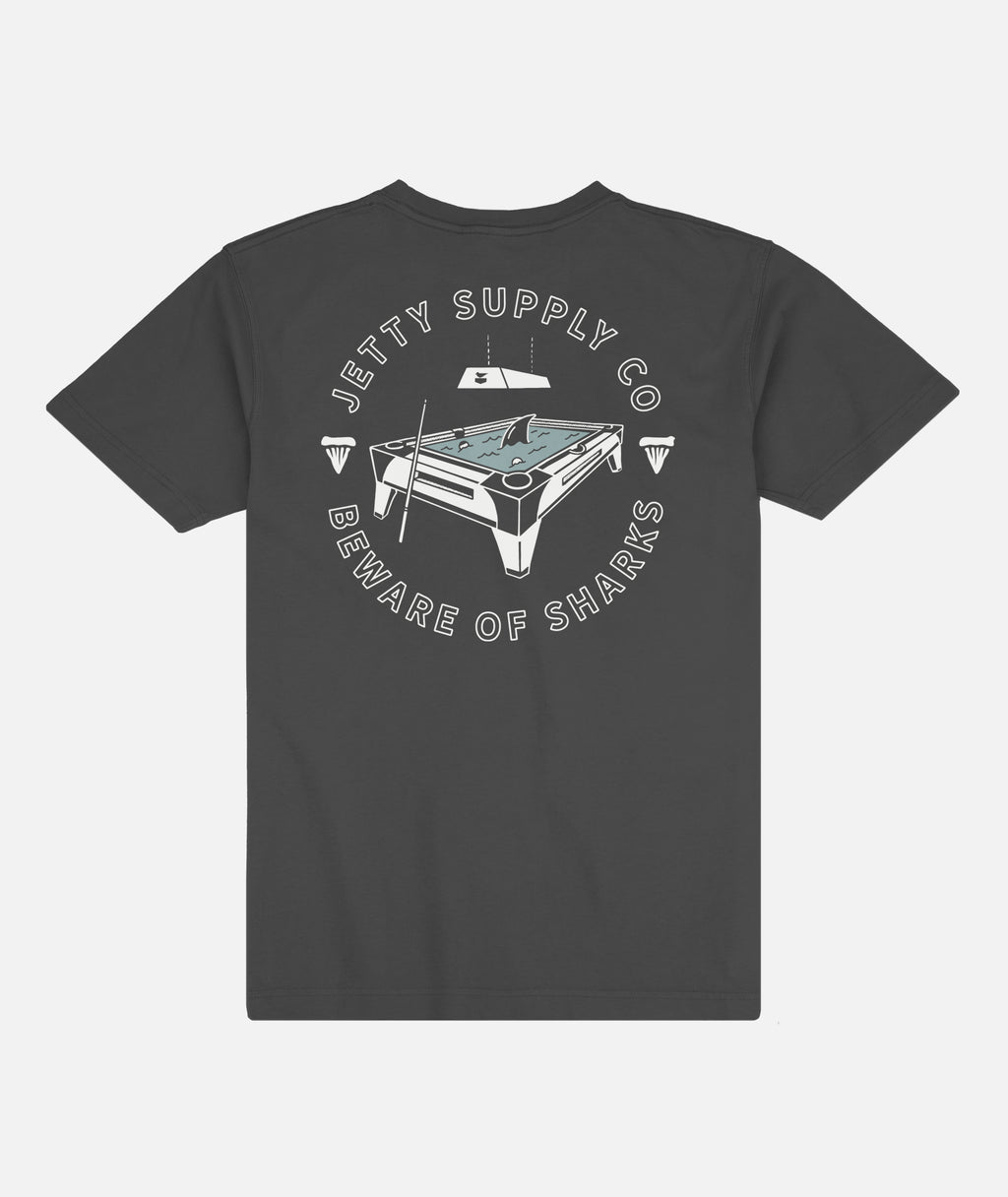 Poolshark Tee - Pirate Black