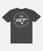 Poolshark Tee - Pirate Black