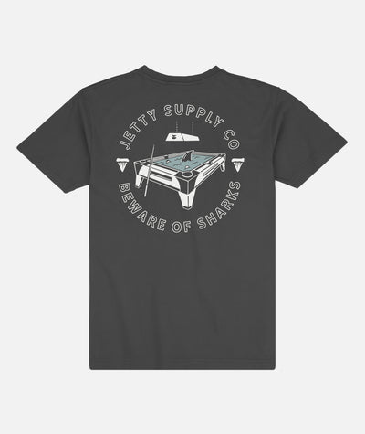 Poolshark Tee - Pirate Black