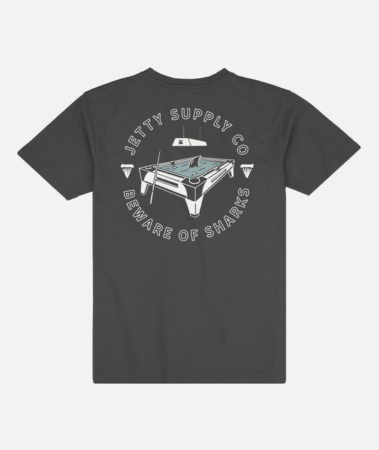 Poolshark Tee - Pirate Black