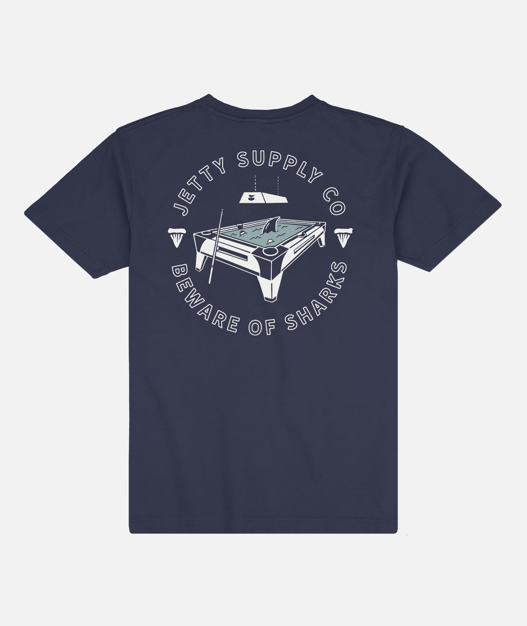 Poolshark Tee - Harbor Blue - Jetty