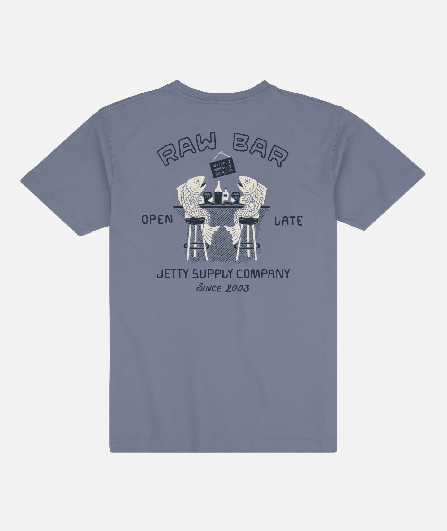 Raw Bar Tee - Blue Horizon