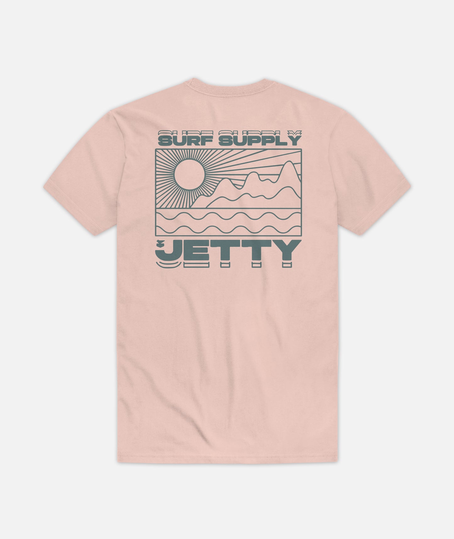 Rayflow tee - Heather Peach