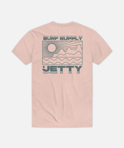 Rayflow tee - Heather Peach