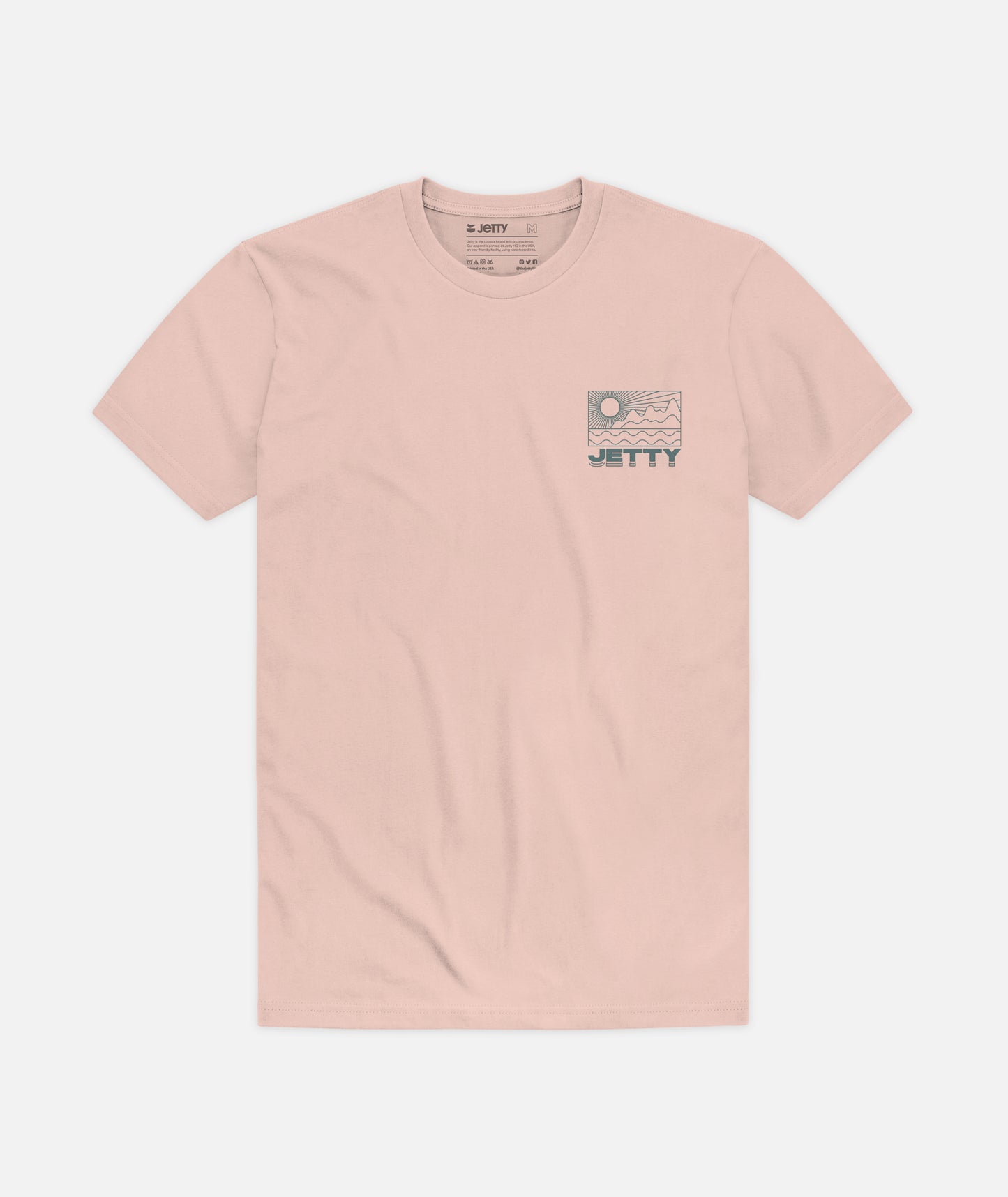 Rayflow tee - Heather Peach