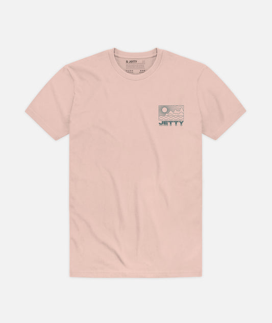 Rayflow tee - Heather Peach
