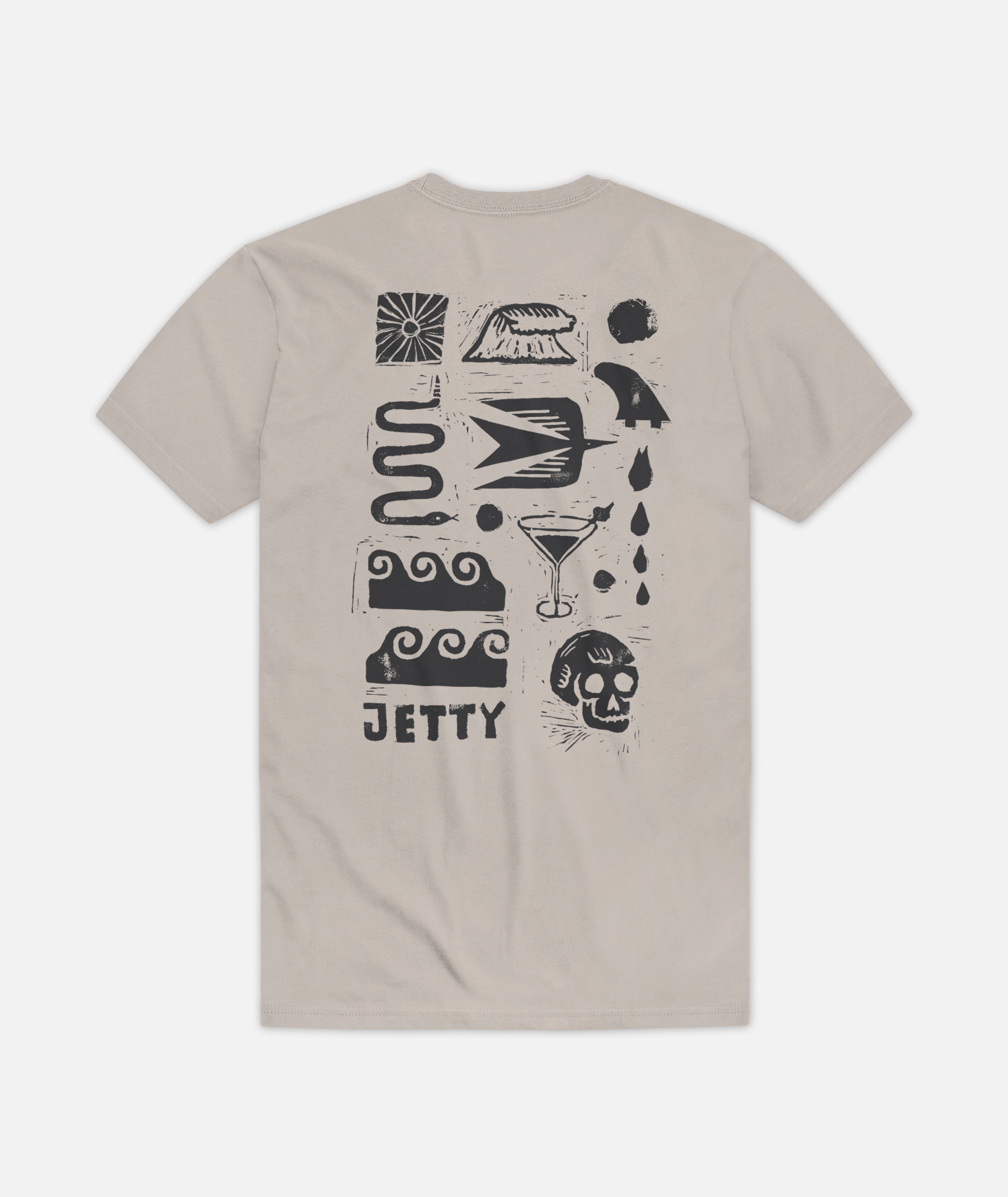 Runes Tee - Dust - Jetty