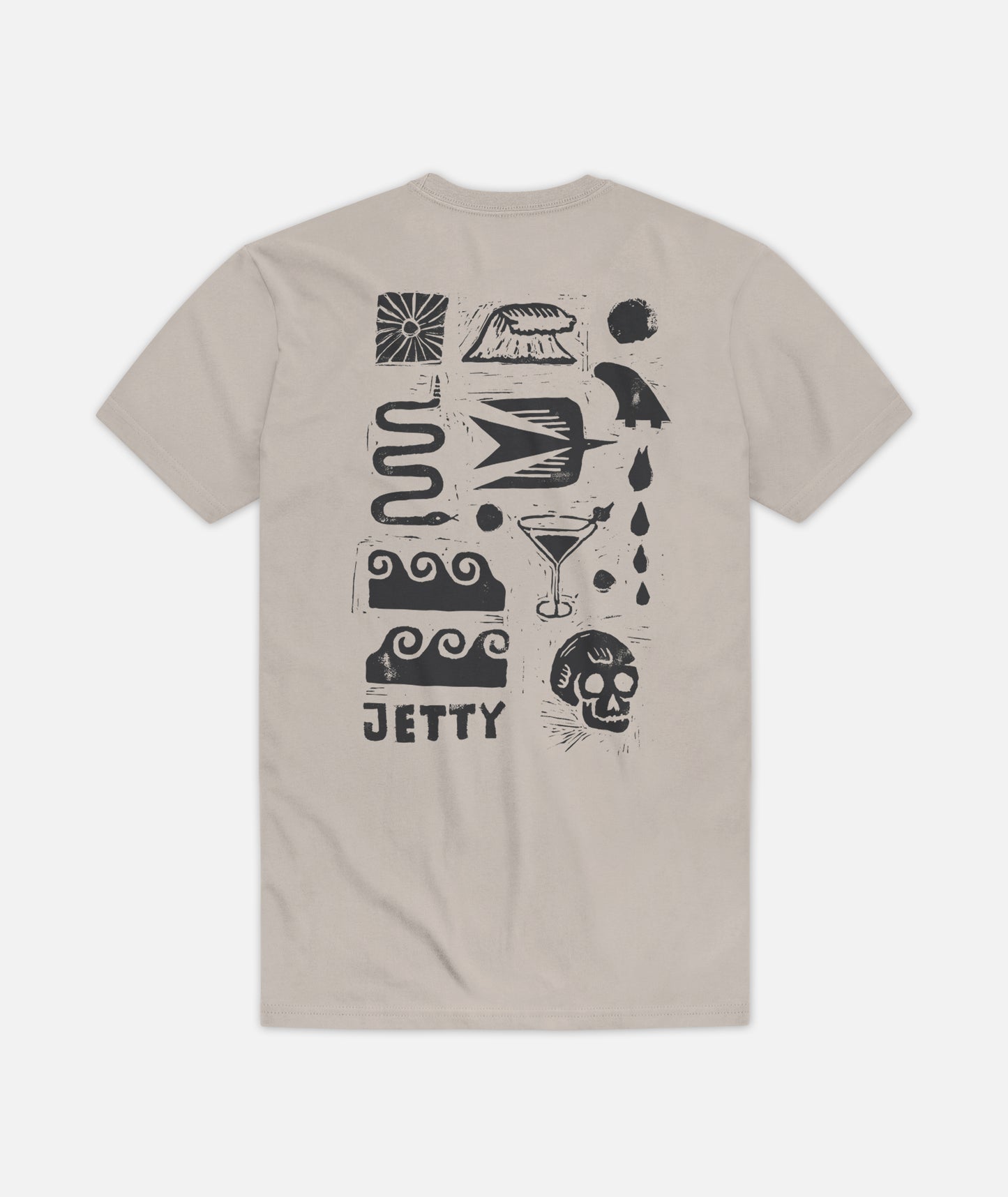 Runes Tee - Dust - Jetty