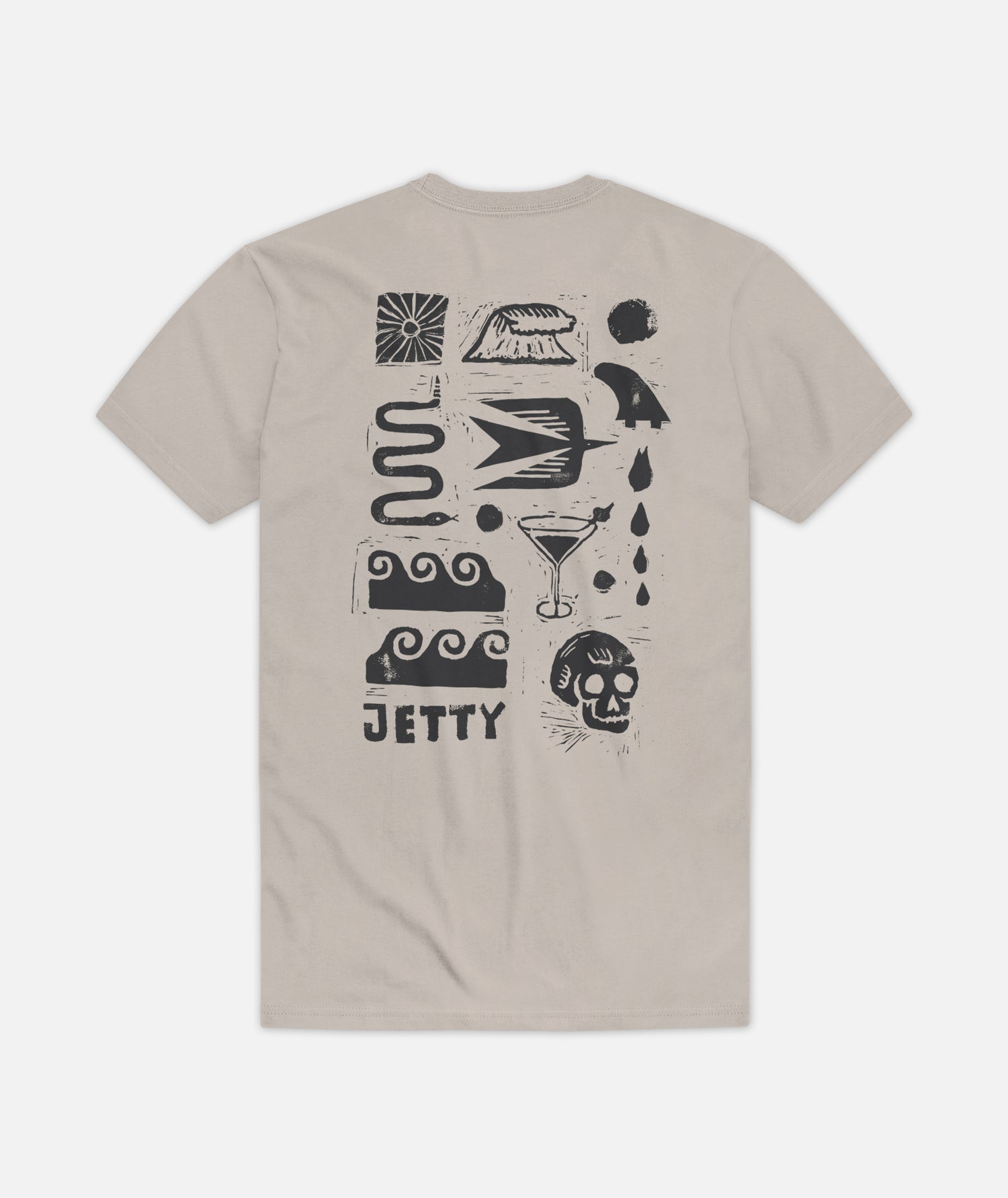 Runes Tee - Dust - Jetty