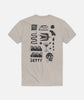 Runes Tee - Dust - Jetty