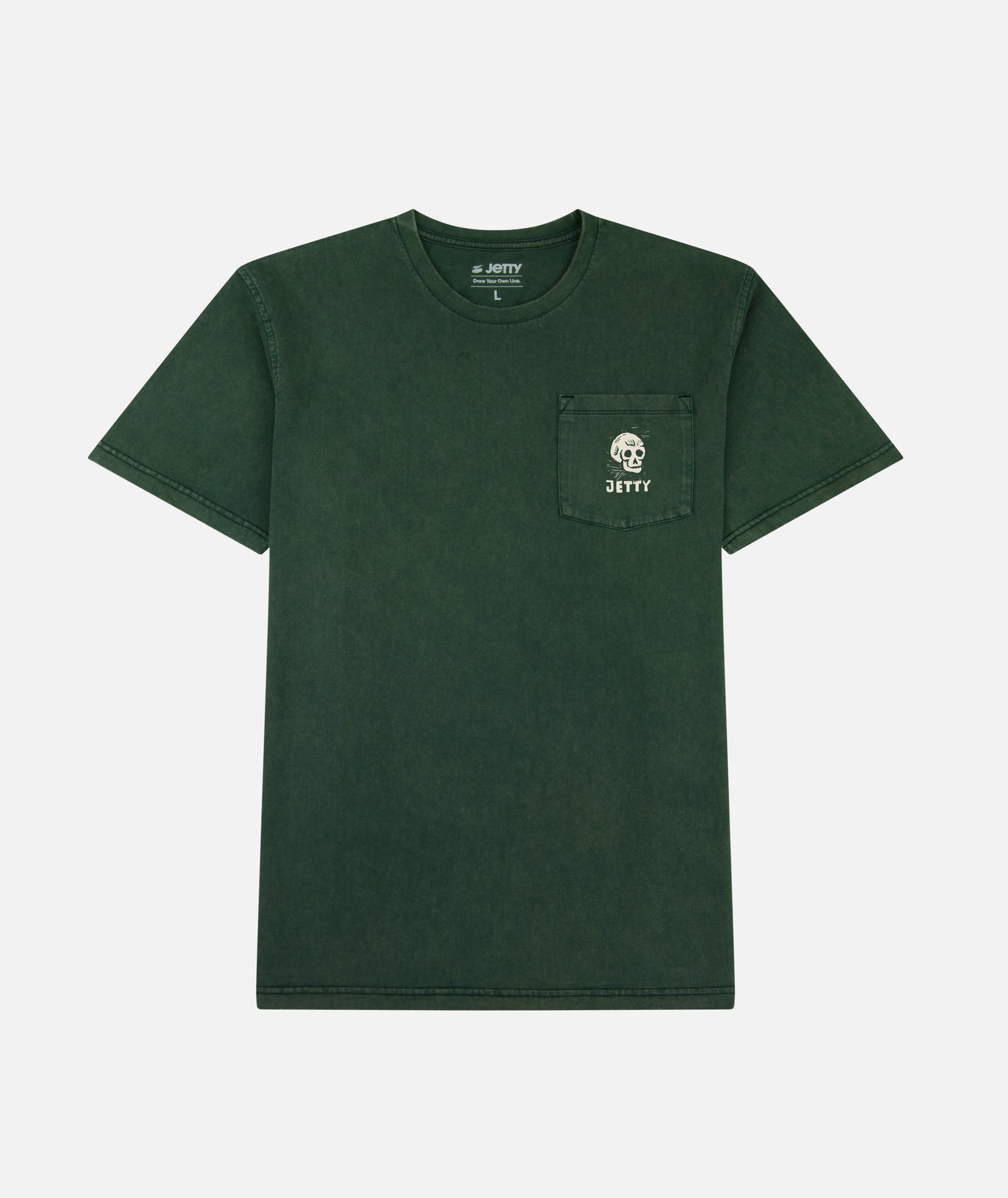 Runes Tee - Green - Jetty