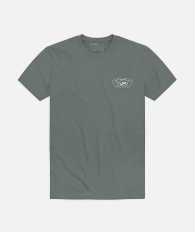 Scuba Dive Tee - Heather Blue Storm - Jetty