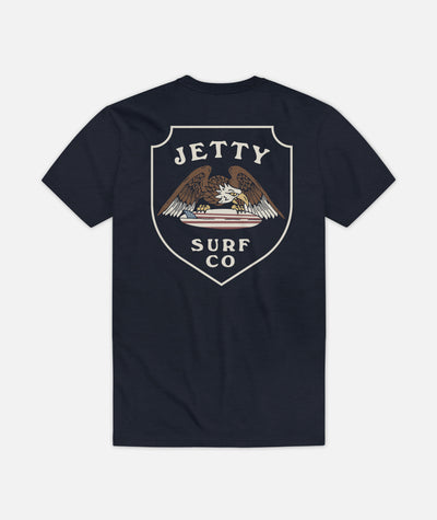 Soar Tee - Solid Navy Blend - Jetty