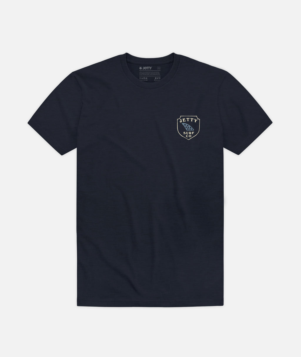 Soar Tee - Solid Navy Blend - Jetty
