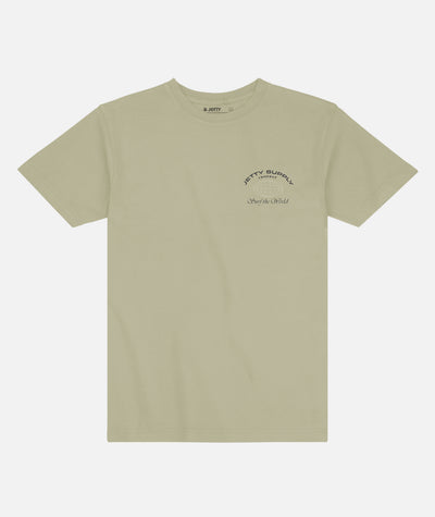 Surf World Tee - Bay Leaf - Jetty