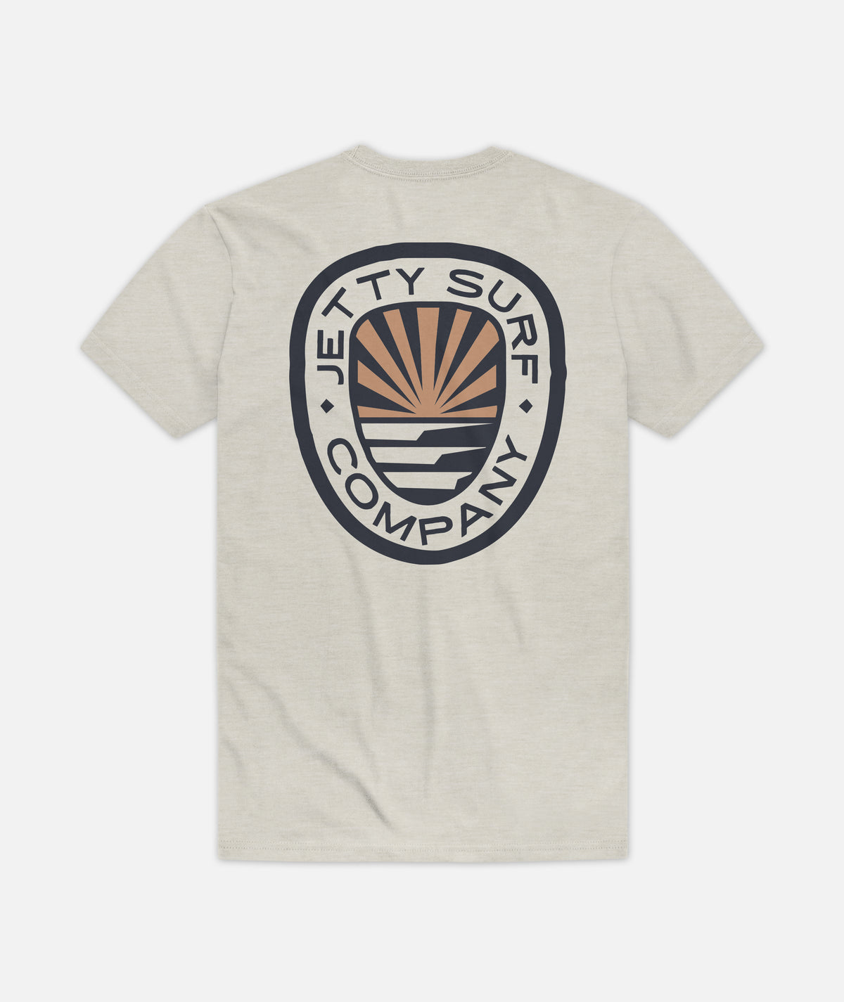 Tidecrest Tee - Cement Tri Blend - Jetty