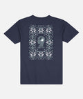Wave Lengths Tee - Harbor Blue - Jetty