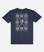 Wave Lengths Tee - Harbor Blue - Jetty